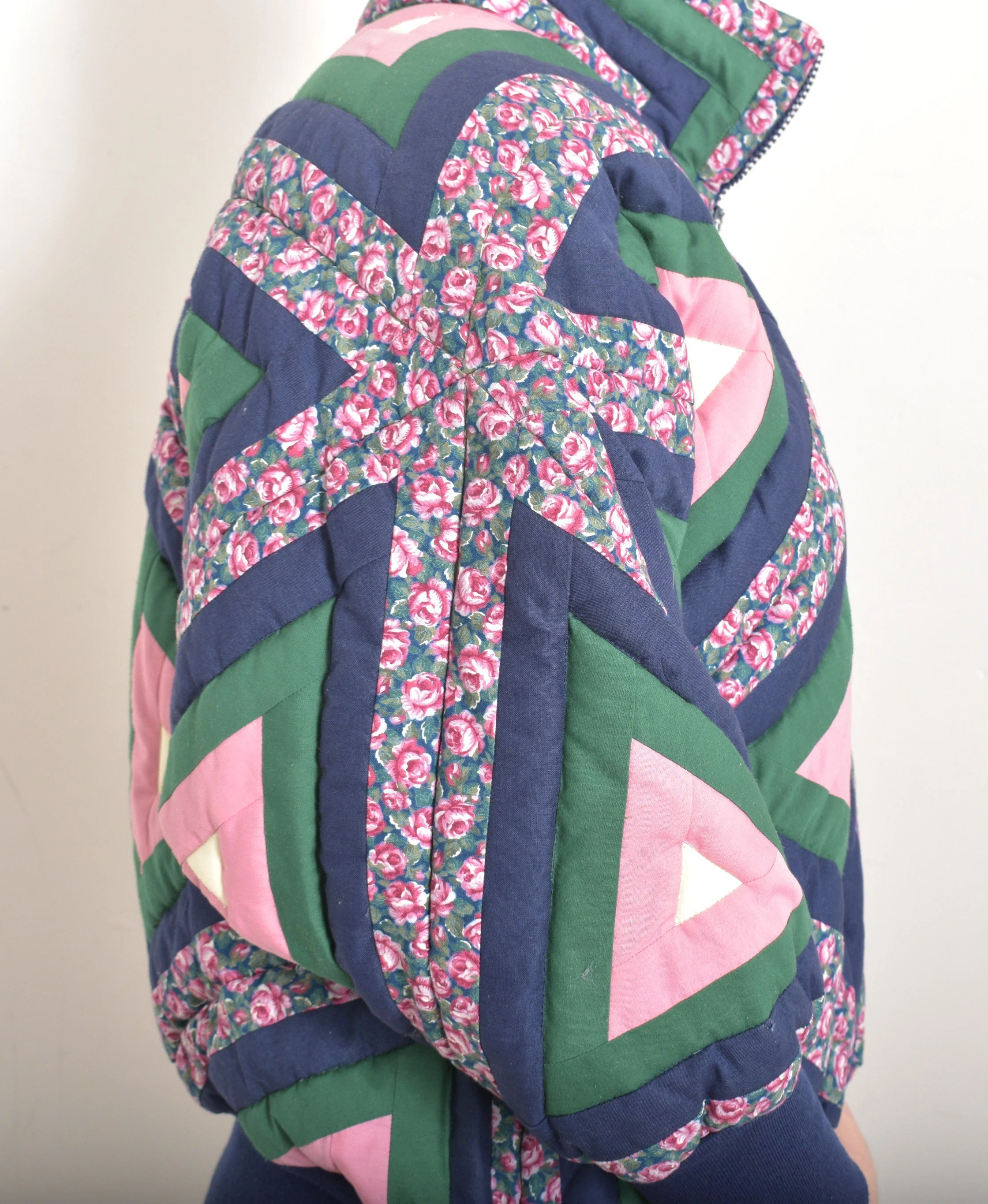 1980s Quilted Bomber Jacket- S/M/L — La Poubelle Vintage